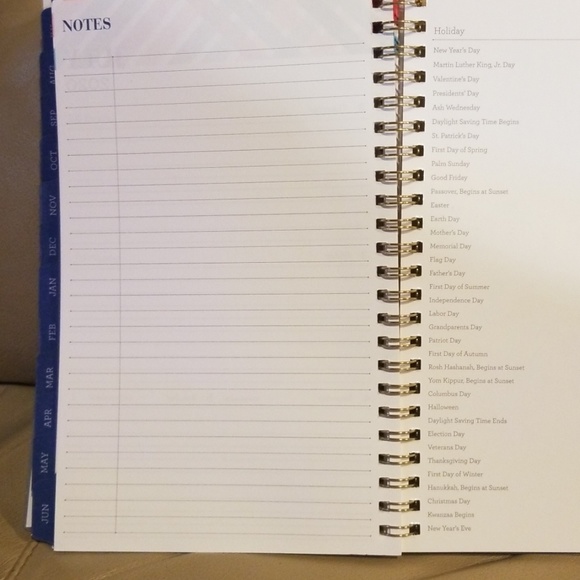 🌸Cute Blue Sky Tabbed Planner July 2019-June 2020 - Picture 6 of 6